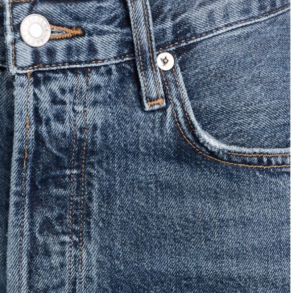 Agolde Women's High Rise Jeans - Dark Blue - Picture 4 of 4